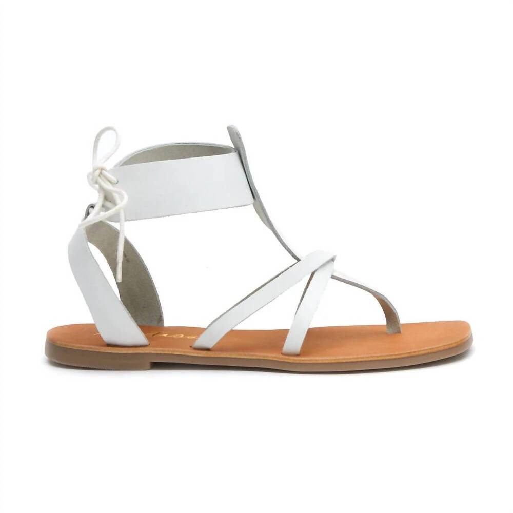 NEW MATISSE women's lay-up sandals in white